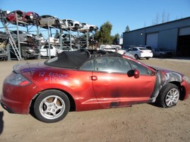 2012 MITSUBISHI ECLIPSE SPYDER GS SPORT ORANGE 2.4L AT 183849